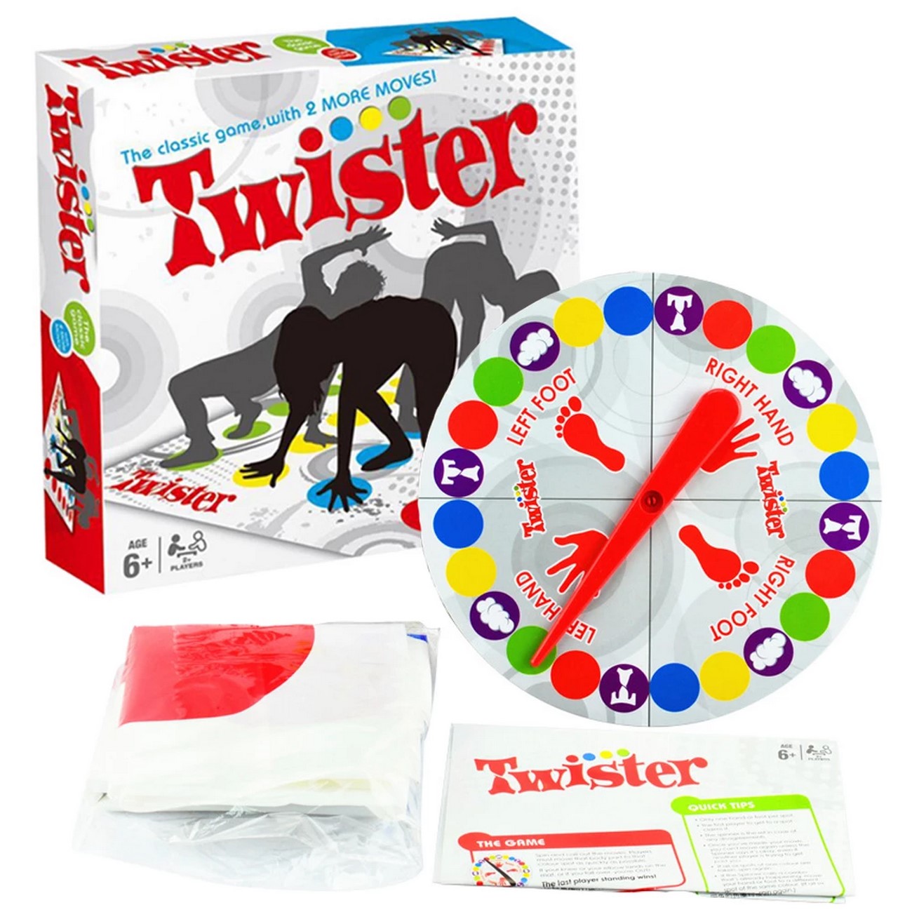 Juego Twister En Familia Tapete Colores Dedos Pies Habilidad